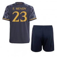 Real Madrid Ferland Mendy #23 Replika babykläder Bortaställ Barn 2023-24 Kortärmad (+ korta byxor)